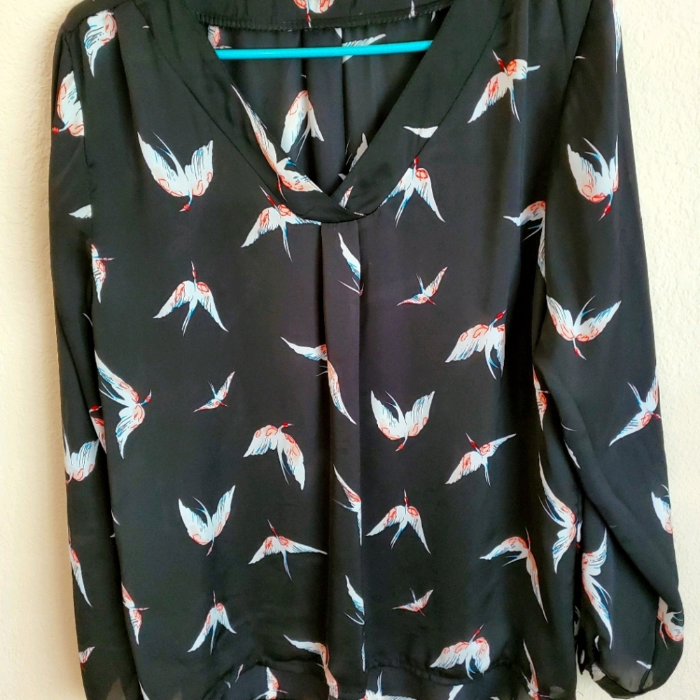 Long sleeve blouse.